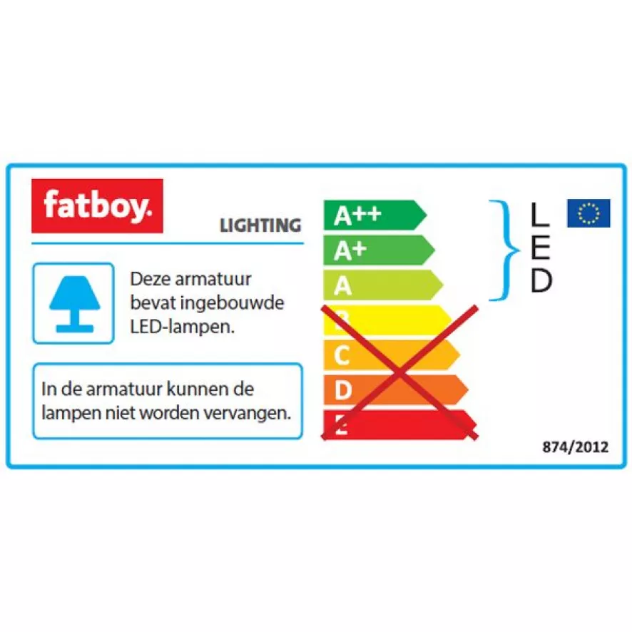 Fatboy Transloetje Tafellamp LED Oplaadbaar Bruin - Afbeelding 2
