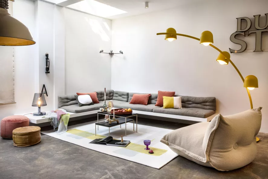 Fatboy King Velvet Kussen Rechthoek 66x40 Recycled Cloud - Afbeelding 9