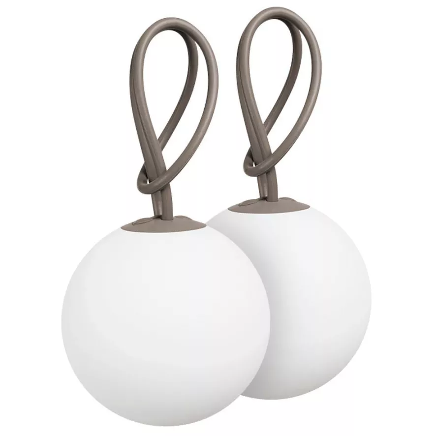 Fatboy Bolleke Hanglamp LED Oplaadbaar Set Van 2 Light Grey - Afbeelding 2
