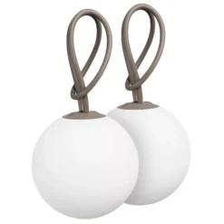 Fatboy Bolleke Hanglamp LED Oplaadbaar Set Van 2 Taupe
