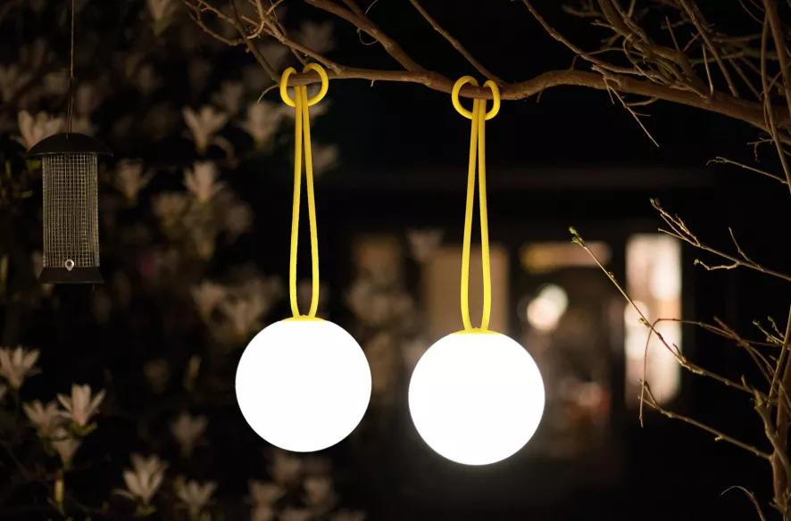 Fatboy Bolleke Hanglamp LED Oplaadbaar Set Van 2 Light Grey - Afbeelding 6