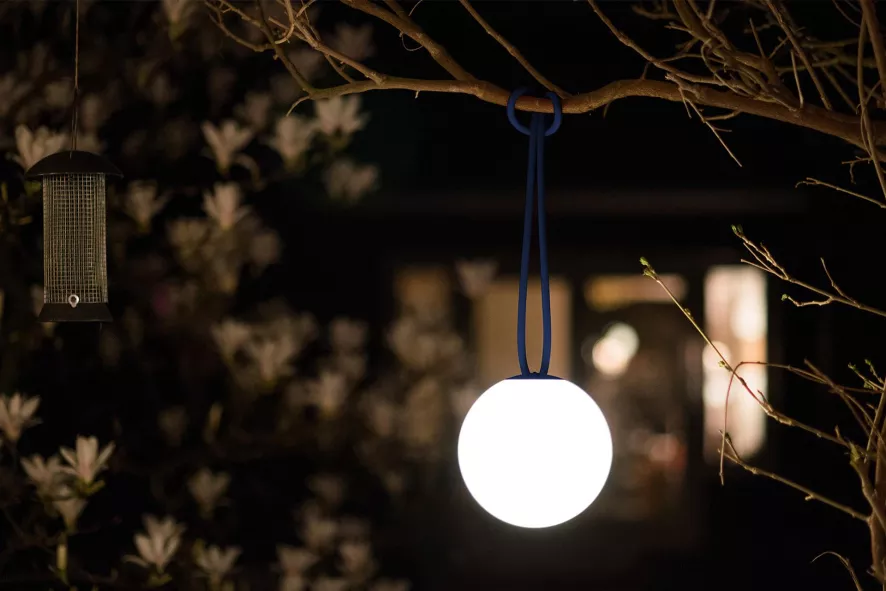 Fatboy Bolleke Hanglamp LED Oplaadbaar Set Van 2 Light Grey - Afbeelding 4