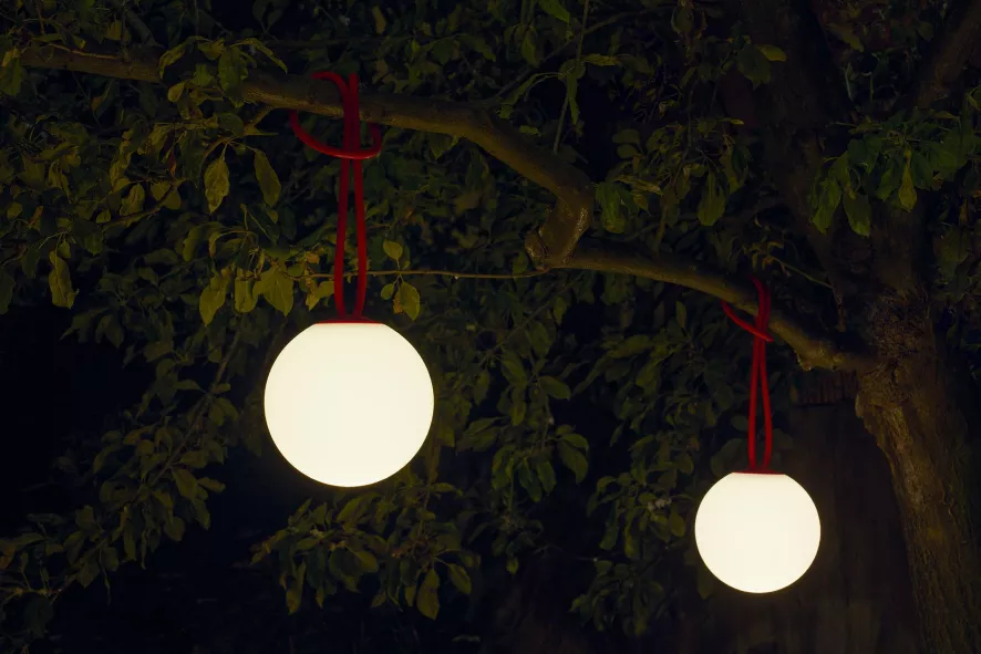 Fatboy Bolleke Hanglamp LED Oplaadbaar Set Van 2 Light Grey - Afbeelding 11