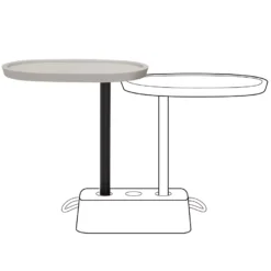 Fatboy Buddy Voor Brick Bijzettafel Light Taupe