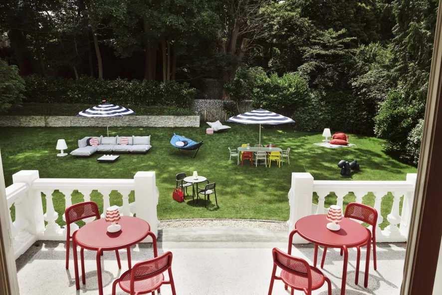 Fatboy Circle Kussen Ø50 Thunder Grey - Afbeelding 7