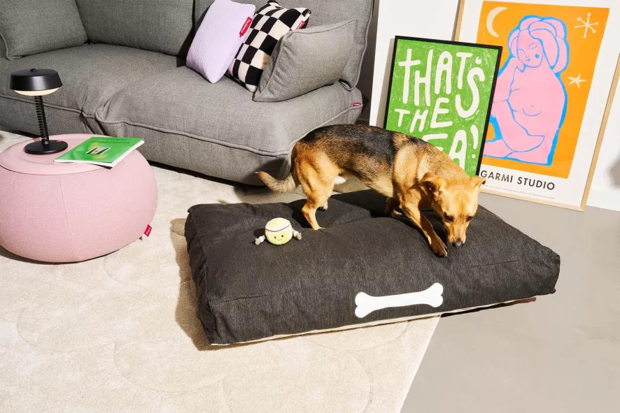 Fatboy Doggielounge Olefin Hondenkussen Large Thunder Grey - Afbeelding 3