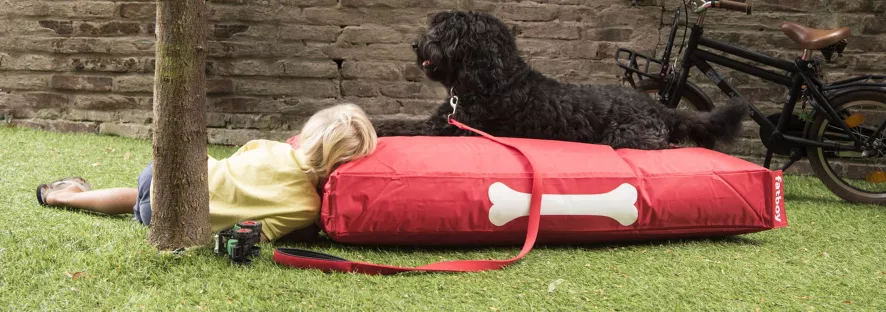 Fatboy Doggielounge Stonewashed Hondenkussen Small Blauw - Afbeelding 6