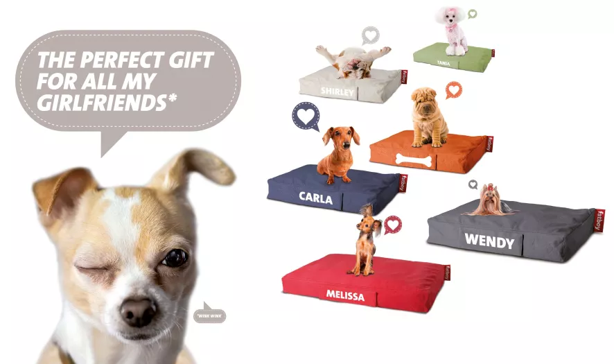 Fatboy Doggielounge Stonewashed Hondenkussen Small Blauw - Afbeelding 3