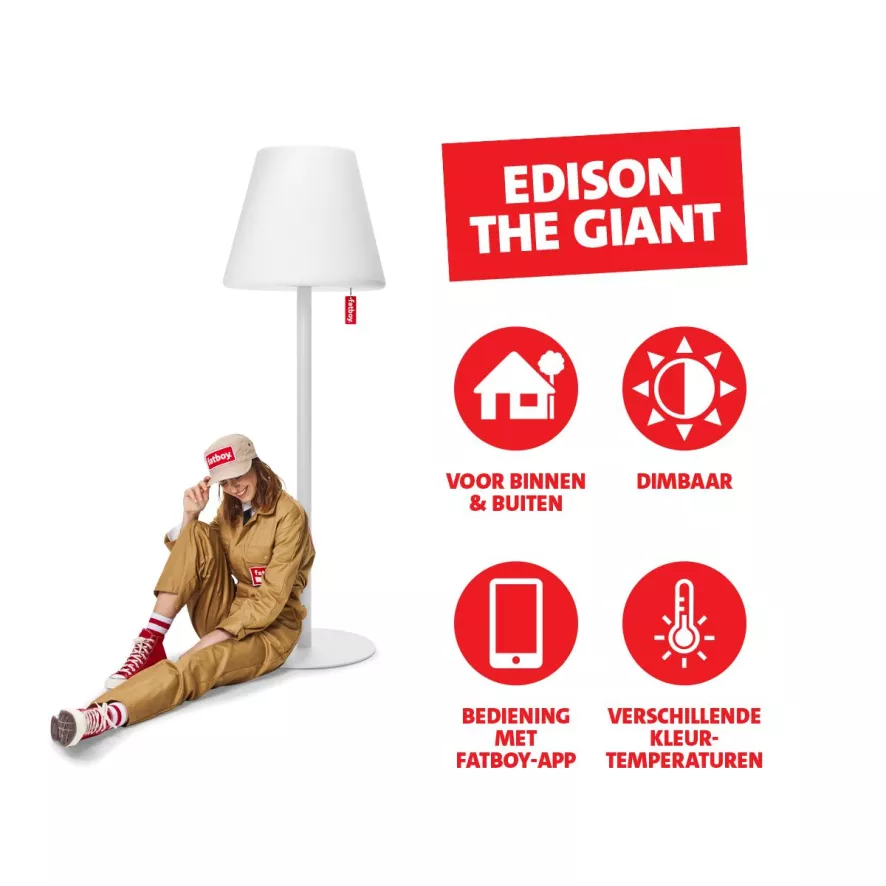 Fatboy Tweedekansje - Edison The Giant Vloerlamp LED Wit - Afbeelding 20