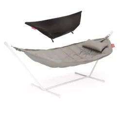 Fatboy Headdemock Superb Deluxe Hangmat Grey Taupe Rack Light Grey