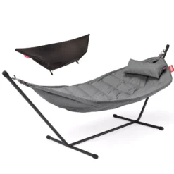 Fatboy Headdemock Superb Deluxe Hangmat Rock Grey Rack Black