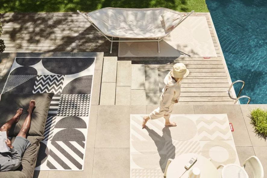 Fatboy Headdemock Superb Hangmat Storm Blue Rack Light Grey - Afbeelding 3