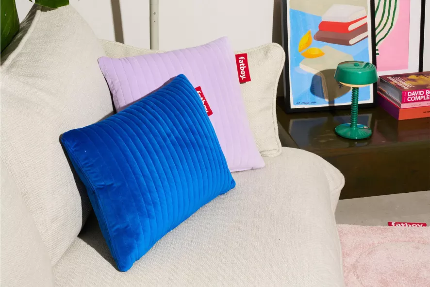 Fatboy Hotspot Pillow Line Verwarmd Kussen Quadro 45x45 Lila - Afbeelding 4