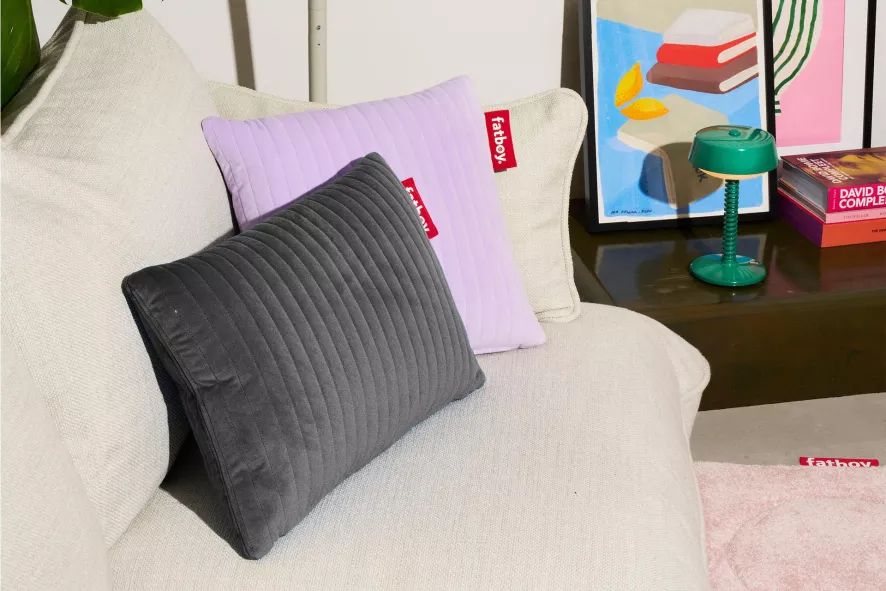 Fatboy Hotspot Pillow Line Verwarmd Kussen Quadro 45x45 Taupe - Afbeelding 2