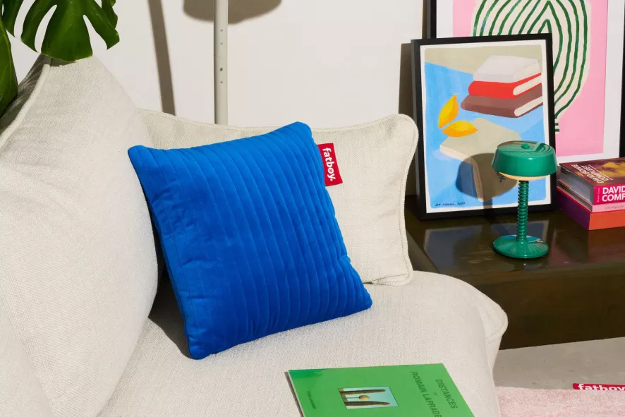 Fatboy Hotspot Pillow Line Verwarmd Kussen Quadro 45x45 Lila - Afbeelding 11