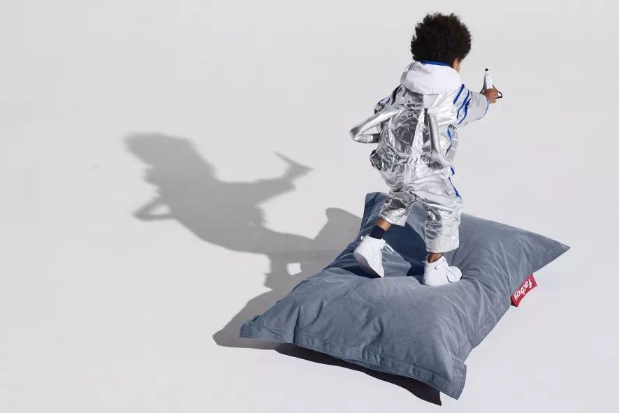 Fatboy Junior Stonewashed Zitzak Rood - Afbeelding 8