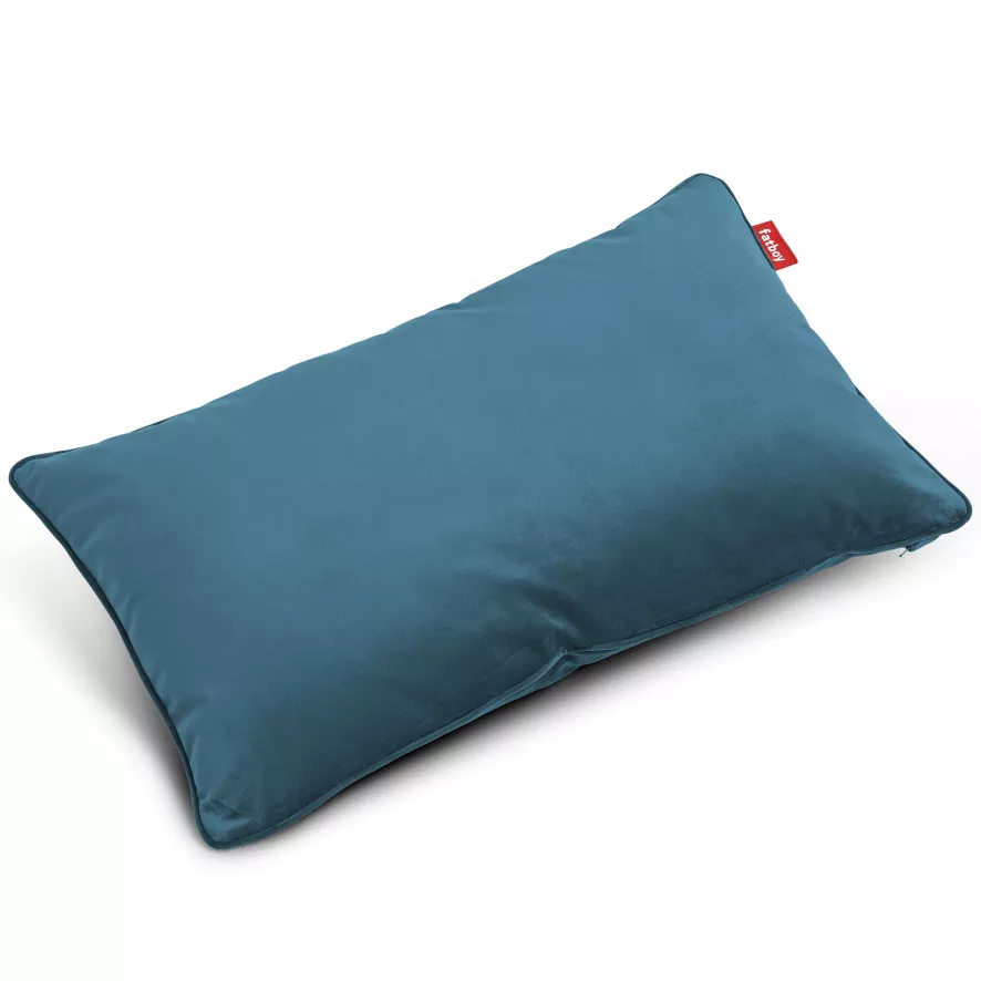 Fatboy King Velvet Kussen Rechthoek 66x40 Recycled Cloud