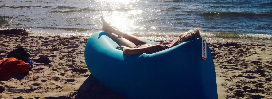 Fatboy Lamzac Zitzak Luchtzak 3.0 Sky Blue - Afbeelding 2