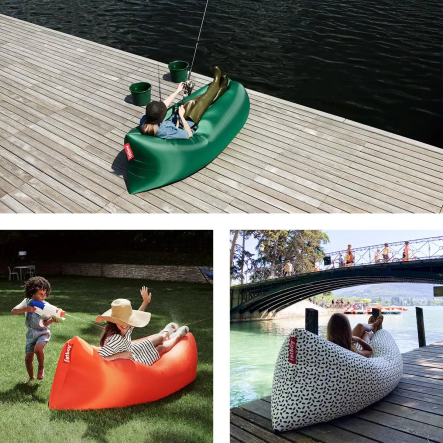 Fatboy Lamzac Zitzak Luchtzak 3.0 Jungle Green - Afbeelding 12