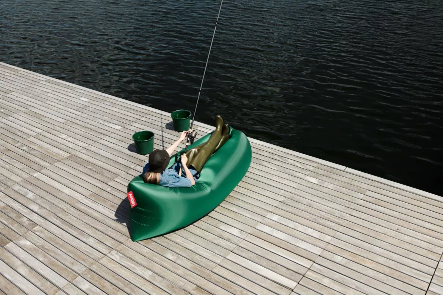 Fatboy Lamzac Zitzak Luchtzak 3.0 Jungle Green - Afbeelding 7