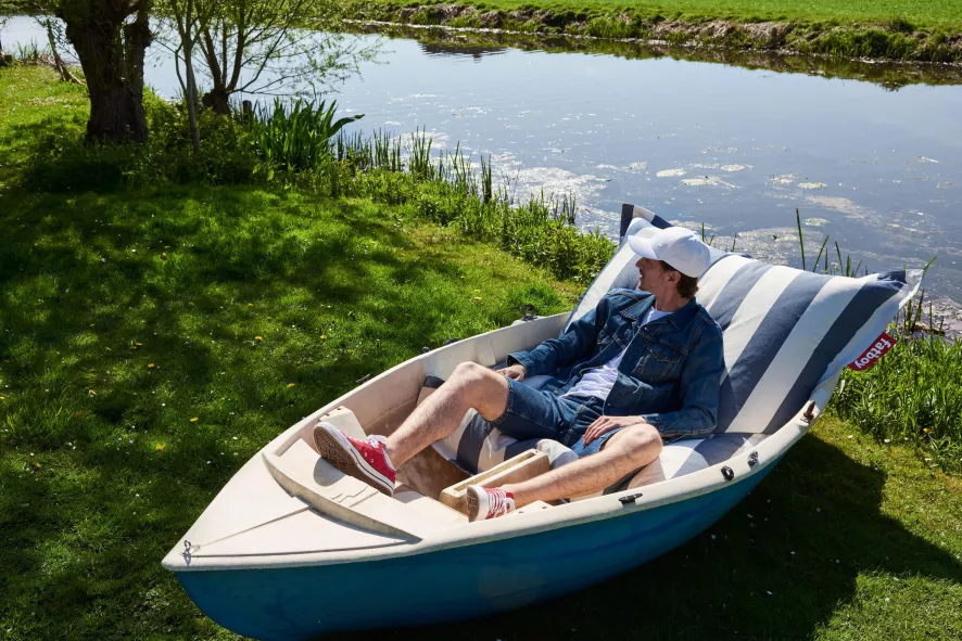 Fatboy Original Outdoor Zitzak Dark Ocean - Afbeelding 5