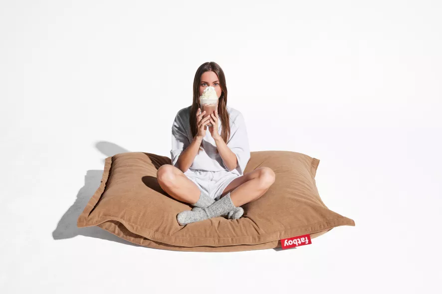 Fatboy Original Slim Cord Zitzak Crème - Afbeelding 16