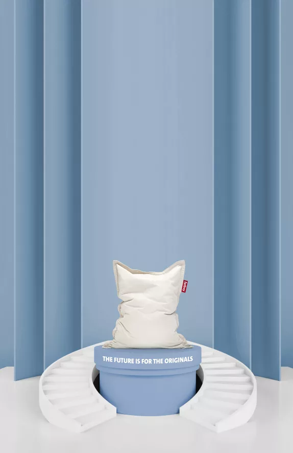 Fatboy Original Slim Cord Zitzak Crème - Afbeelding 4