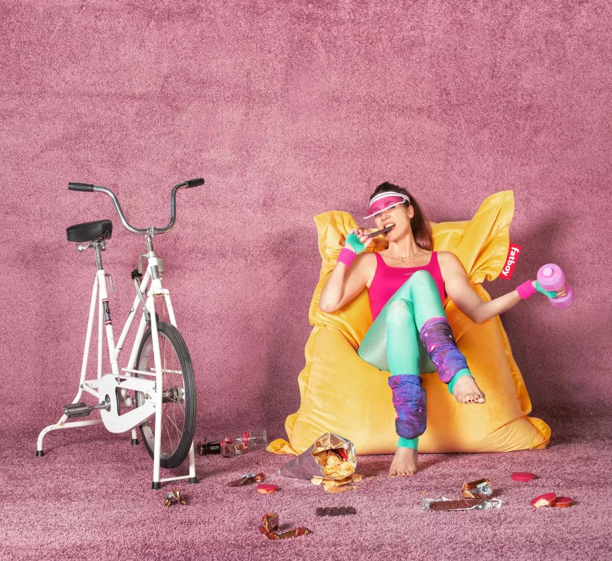 Fatboy Original Slim Velvet Zitzak Recycled Cave - Afbeelding 9