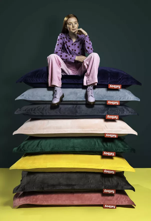 Fatboy Original Slim Velvet Zitzak Recycled Cave - Afbeelding 11