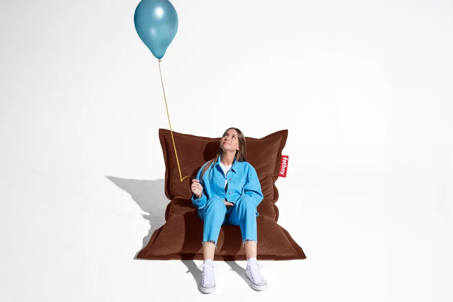 Fatboy Original Slim Velvet Zitzak Recycled Cave - Afbeelding 14