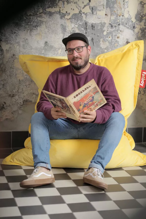 Fatboy Original Slim Velvet Zitzak Recycled Cave - Afbeelding 5