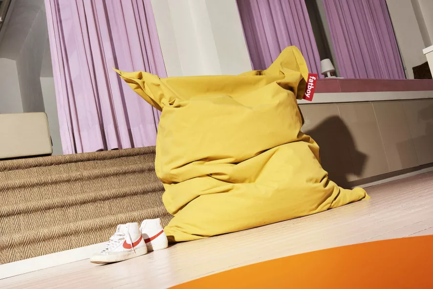 Fatboy Original Stonewashed Zitzak Zwart - Afbeelding 7