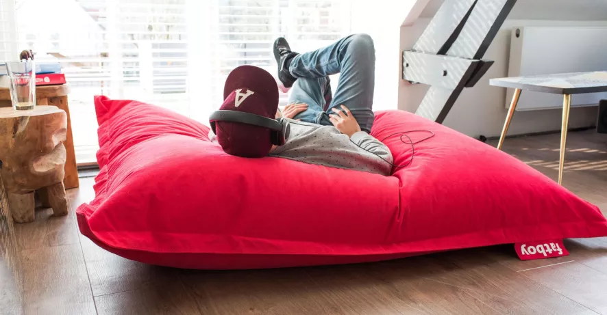 Fatboy Original Stonewashed Zitzak Zwart - Afbeelding 4