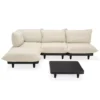 Fatboy Paletti 3-zits Loungebank Sahara + Salontafel Antraciet