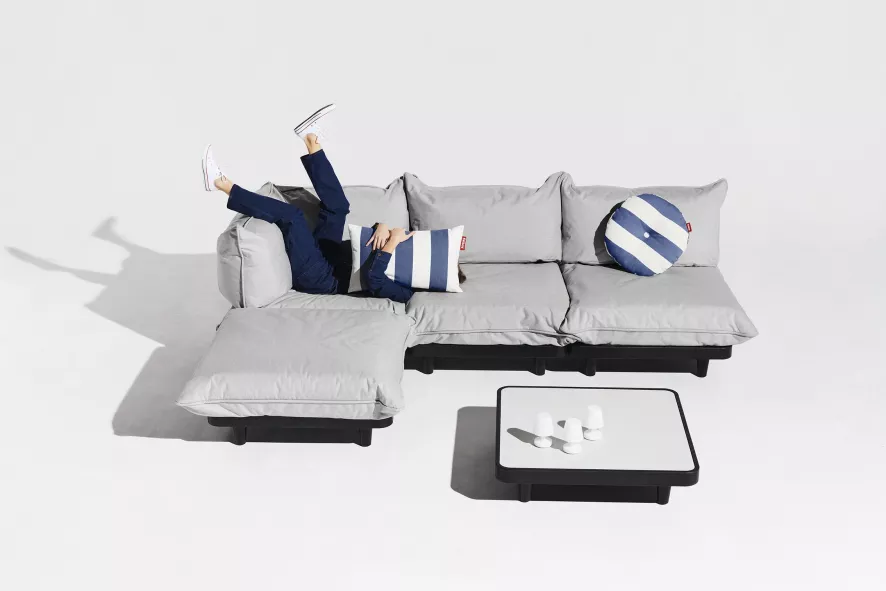 Fatboy Paletti 3-zits Loungebank Thunder Grey - Afbeelding 4