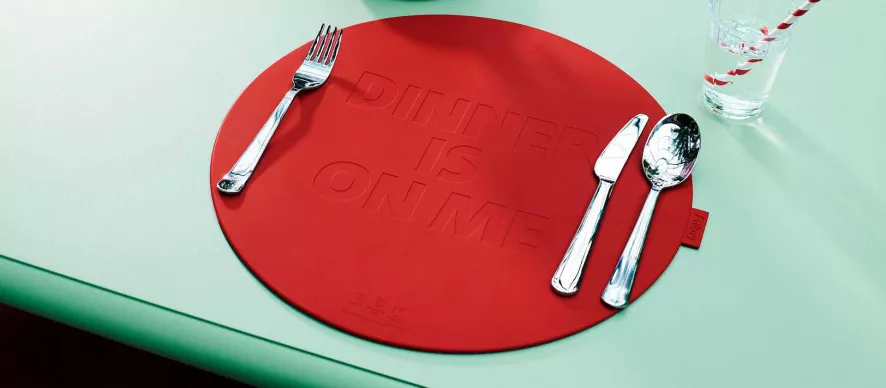 Fatboy Place-we-met Placemat Set Van 2 Anthracite - Afbeelding 2