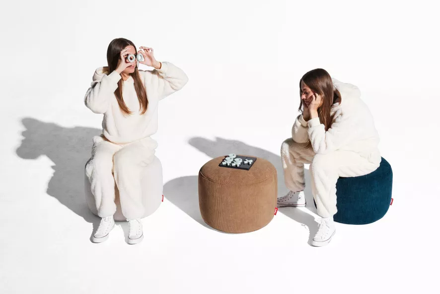 Fatboy Original Slim Cord Zitzak Crème - Afbeelding 17