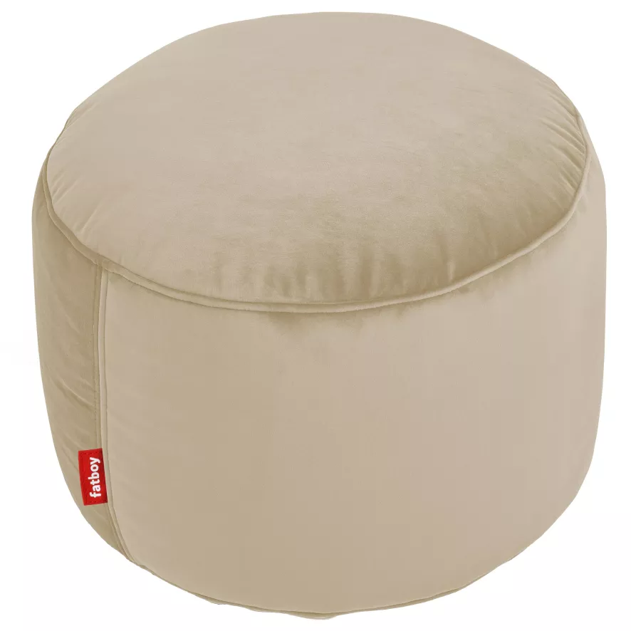 Fatboy Point Velvet Poef Recycled Camel
