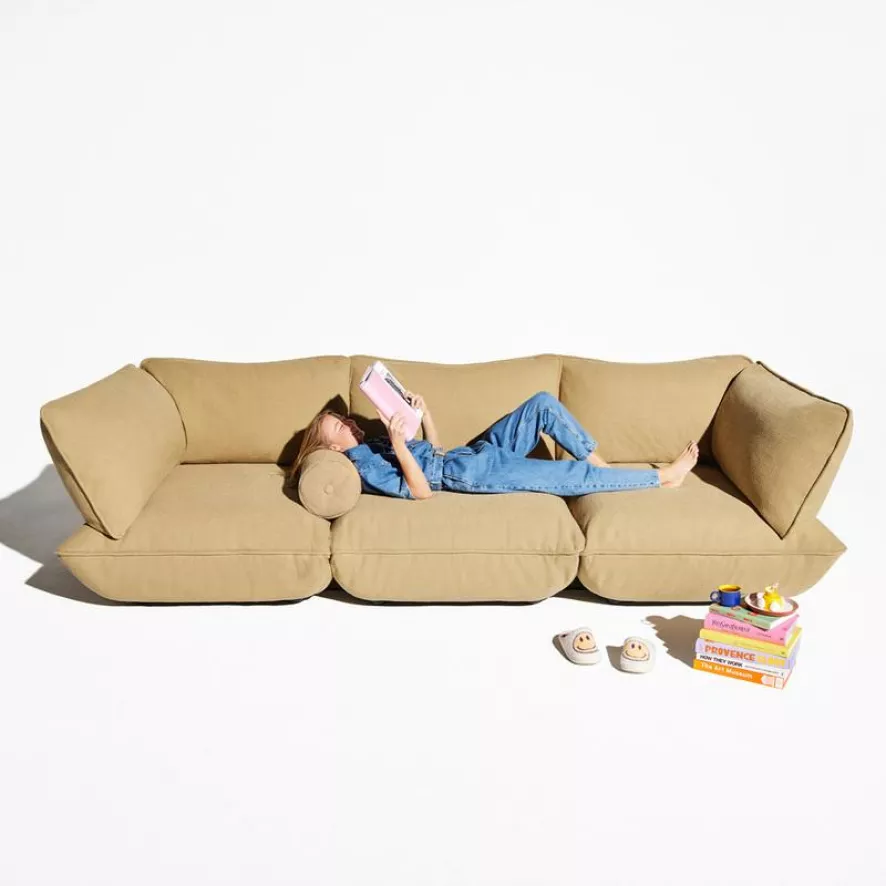 Fatboy Puff Weave Rolkussen Bubble Pink - Afbeelding 8