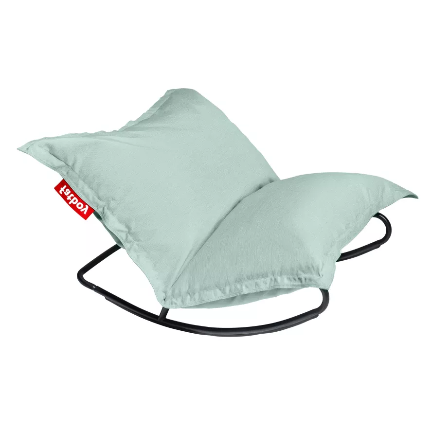 Fatboy Rock 'n Roll Schommelstoel Zwart Outdoor Zitzak Seafoam