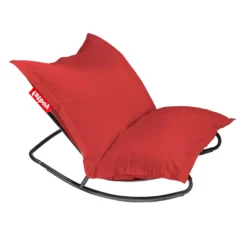 Fatboy Rock 'n Roll Schommelstoel Zwart Outdoor Zitzak Red