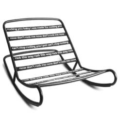 Fatboy Rock 'n Roll Schommelstoel Black