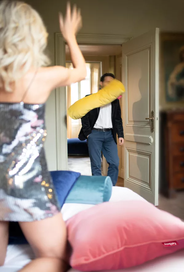 Fatboy Square Velvet Kussen 50x50 Recycled Sage - Afbeelding 9