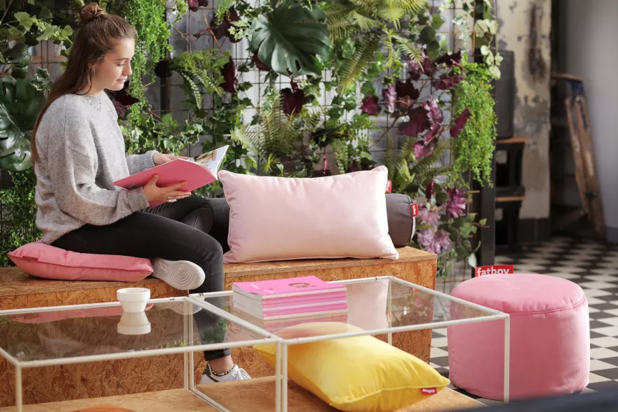 Fatboy Square Velvet Kussen 50x50 Recycled Honey - Afbeelding 8