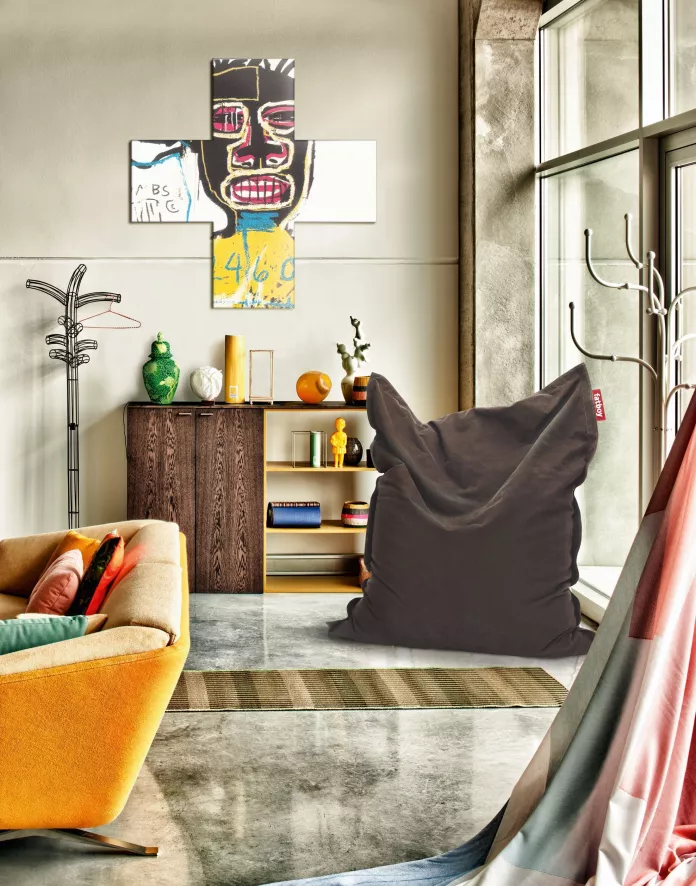 Fatboy Original Stonewashed Zitzak Zwart - Afbeelding 2