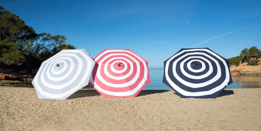 Fatboy Stripesol Parasol Ø350 Antraciet - Afbeelding 6