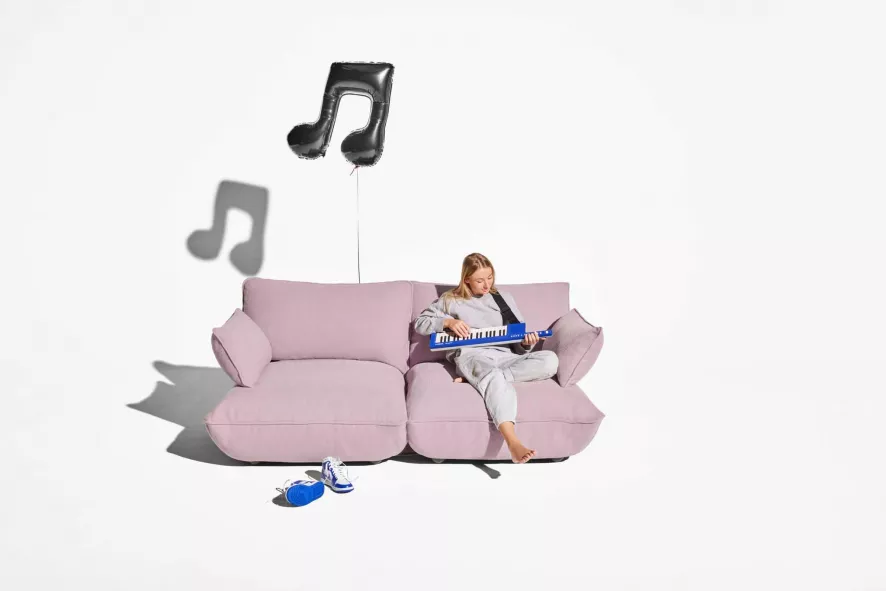 Fatboy Sumo 2-zits Bank Bubble Pink - Afbeelding 4