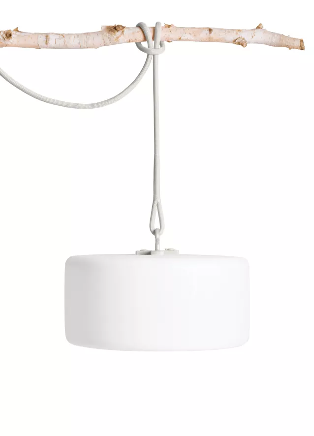 Fatboy Thierry Le Swinger Hanglamp Ø40.5 Lichtgrijs Oplaadbaar