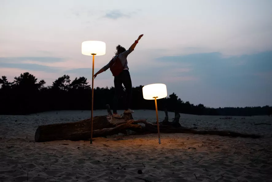 Fatboy Thierry Le Swinger Hanglamp Ø40.5 Lichtgrijs Oplaadbaar - Afbeelding 9