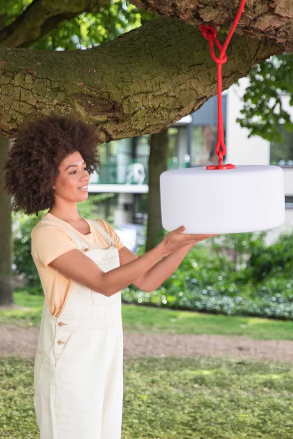 Fatboy Thierry Le Swinger Hanglamp Ø40.5 Lichtgrijs Oplaadbaar - Afbeelding 10